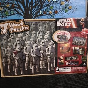 Star Wars Stormtrooper Wood Puzzle Pack Of 7 Puzzles!